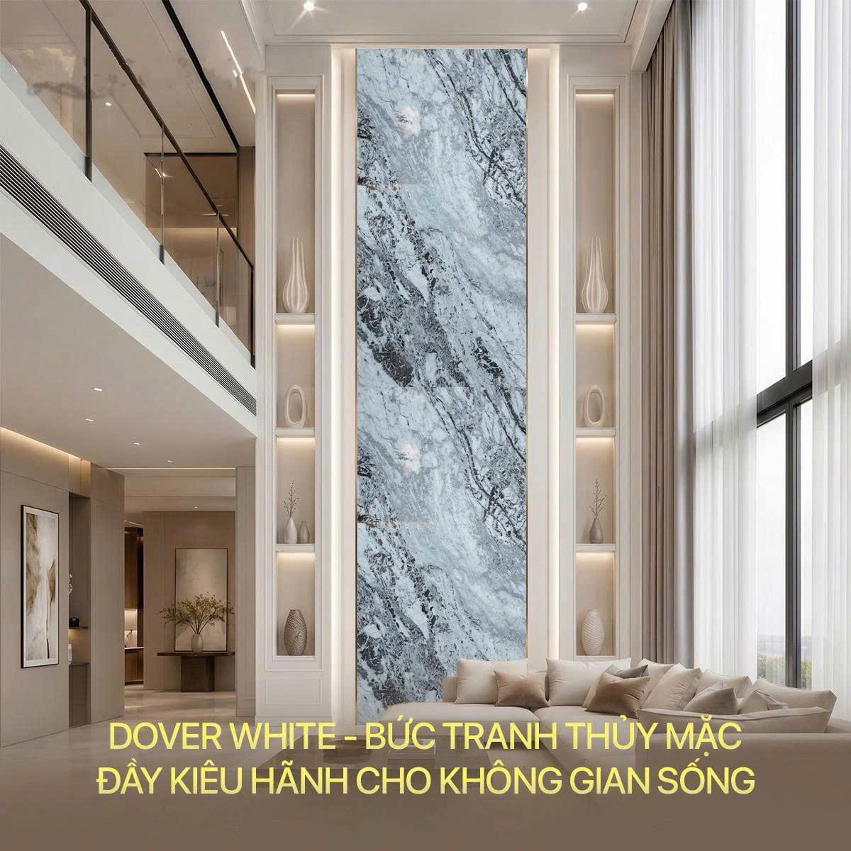 Đá Thạch Anh Dover White Cao Cấp | Đá Hoa Cương NEWSTONE