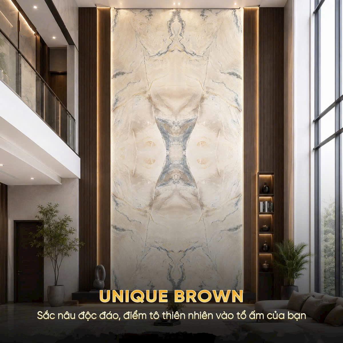 Đá Thạch Anh Unique Brown Cao Cấp | Đá Hoa Cương NEWSTONE
