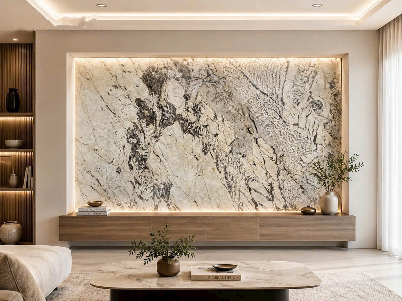 Đ&aacute; Thạch Anh Xuy&ecirc;n S&aacute;ng Mona Lisa White Cao Cấp | Đ&aacute; Hoa Cương NEWSTONE