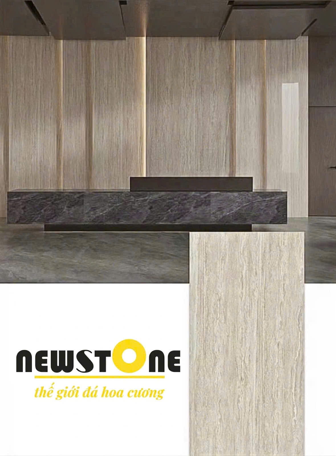 Đá Nung Kết Traventin Nhám | Đá Hoa Cương NEWSTONE