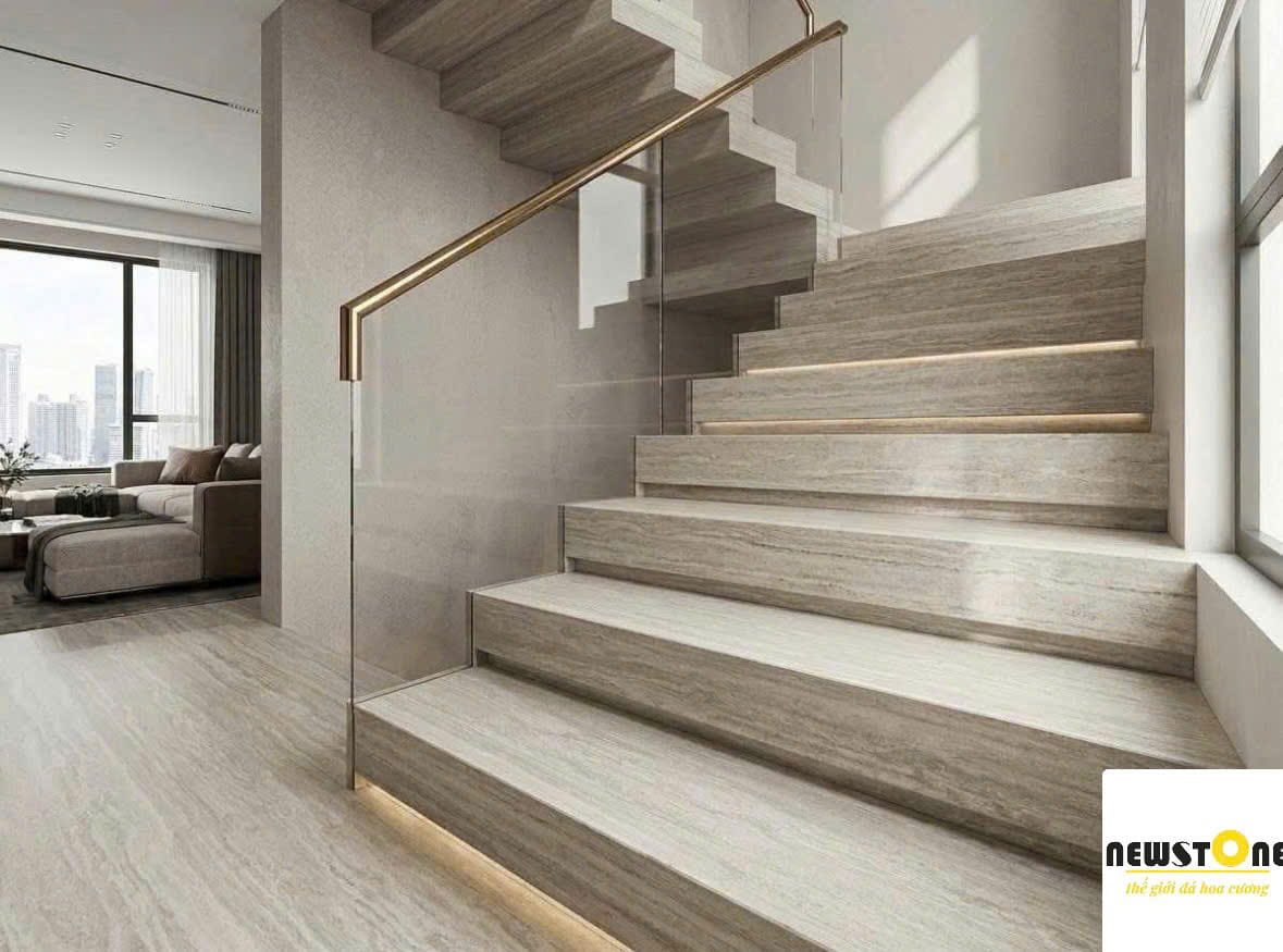 Đá Nung Kết Traventin Nhám | Đá Hoa Cương NEWSTONE