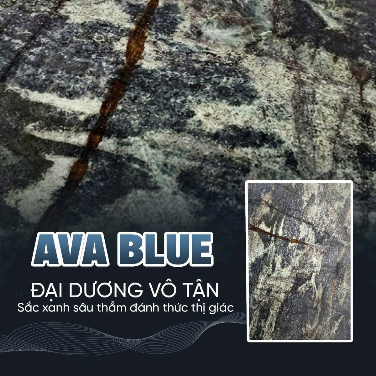 Đá Thạch Anh Ava Blue Cao Cấp | Đá Hoa Cương NEWSTONE