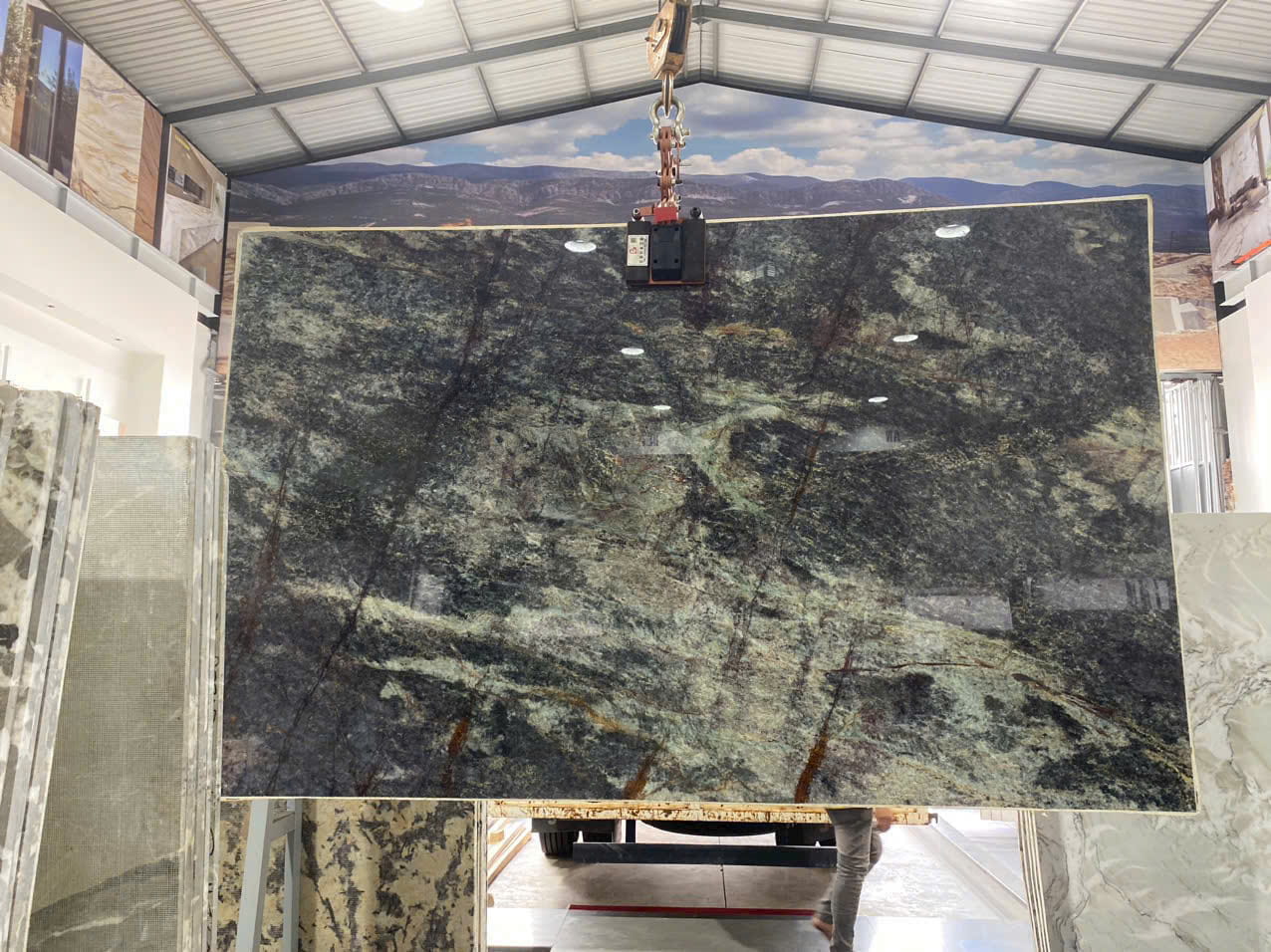 Đá Thạch Anh Ava Blue Cao Cấp | Đá Hoa Cương NEWSTONE
