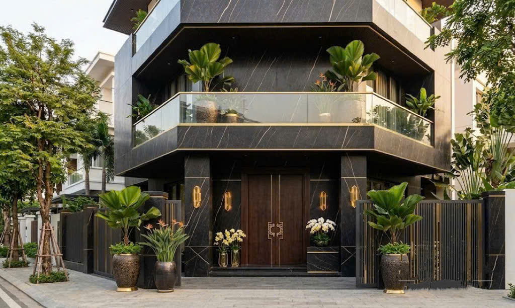 Đá Nhân Tạo Sahara Noir Nhám | Đá Hoa Cương NEWSTONE