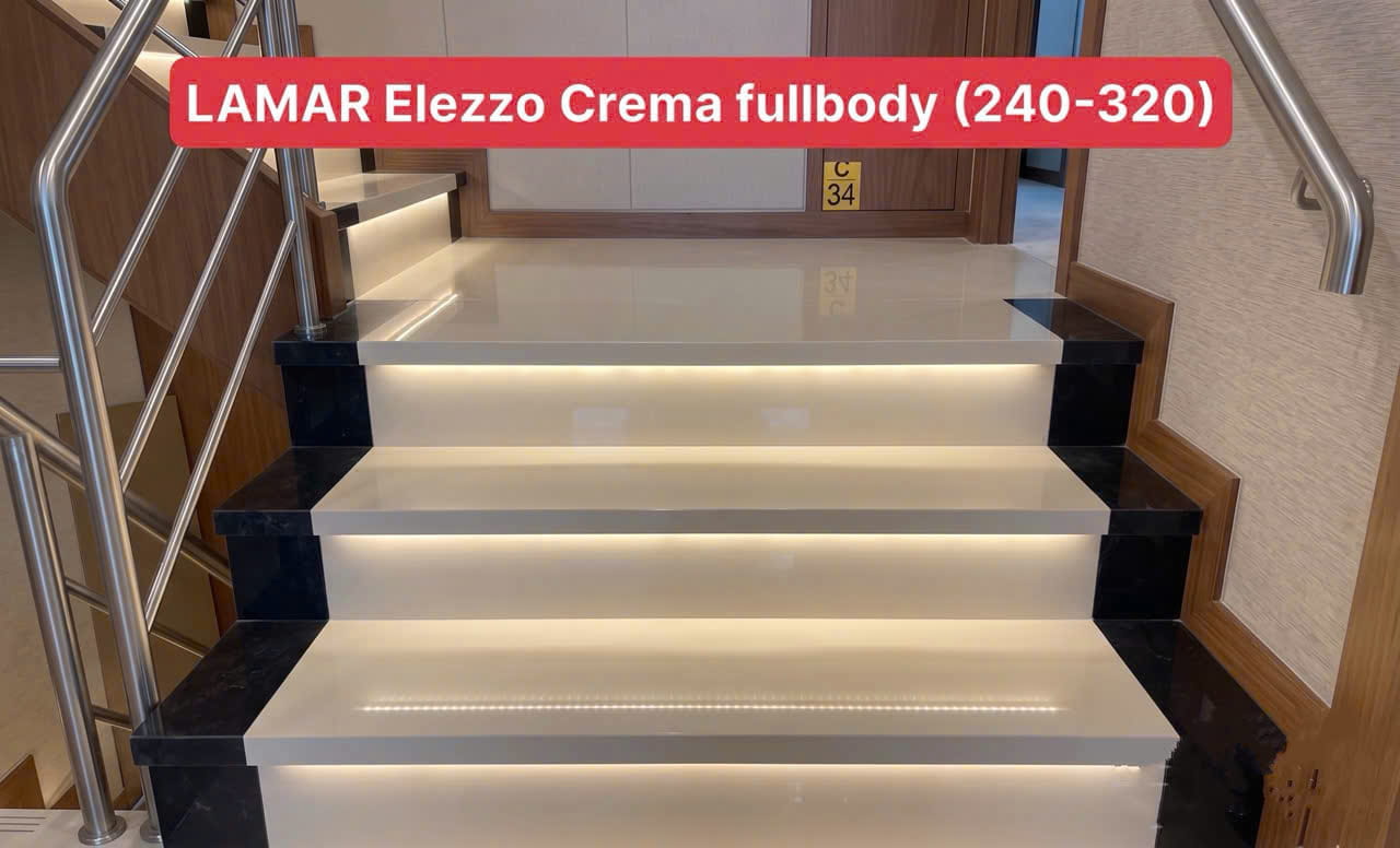 Đá Nhân Tạo Elezzo Crema Fullbody | Đá Hoa Cương NEWSTONE