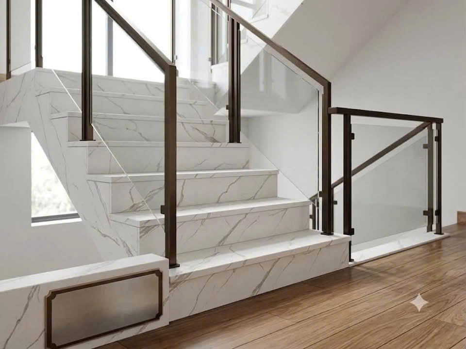 Đá Nhân Tạo Trắng Nhám Vân Vàng Cao Cấp | Đá Hoa Cương NEWSTONE