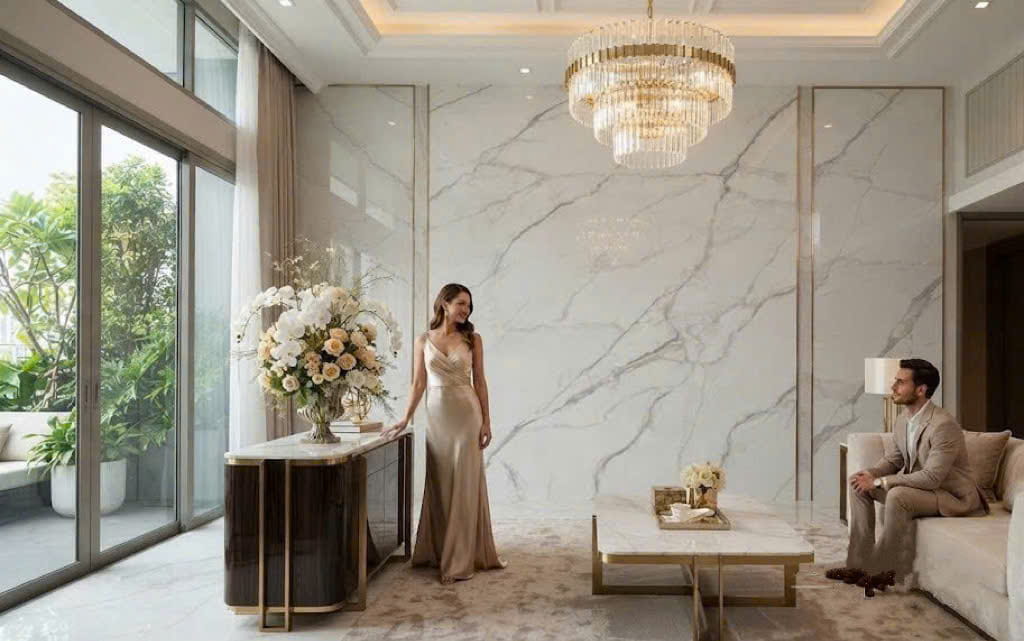 Đá Nhân Tạo Colorado White Cao Cấp | Đá Hoa Cương NEWSTONE