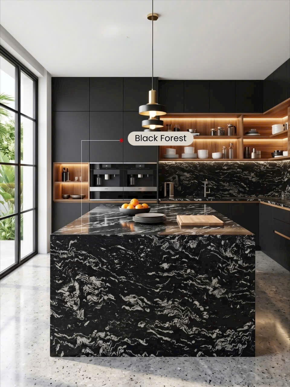 Đá Granite Black Forest Cao Cấp | Đá Hoa Cương NEWSTONE