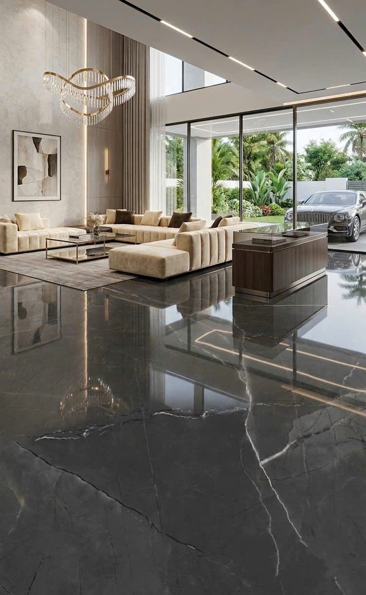 Đá Nhân Tạo Armani Grey Cao Cấp | Đá Hoa Cương NEWSTONE