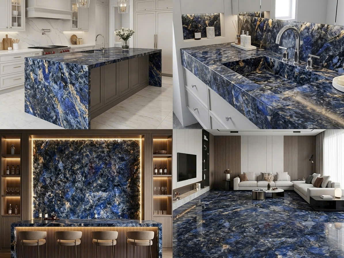 Đá Nung Kết Exotic Blue