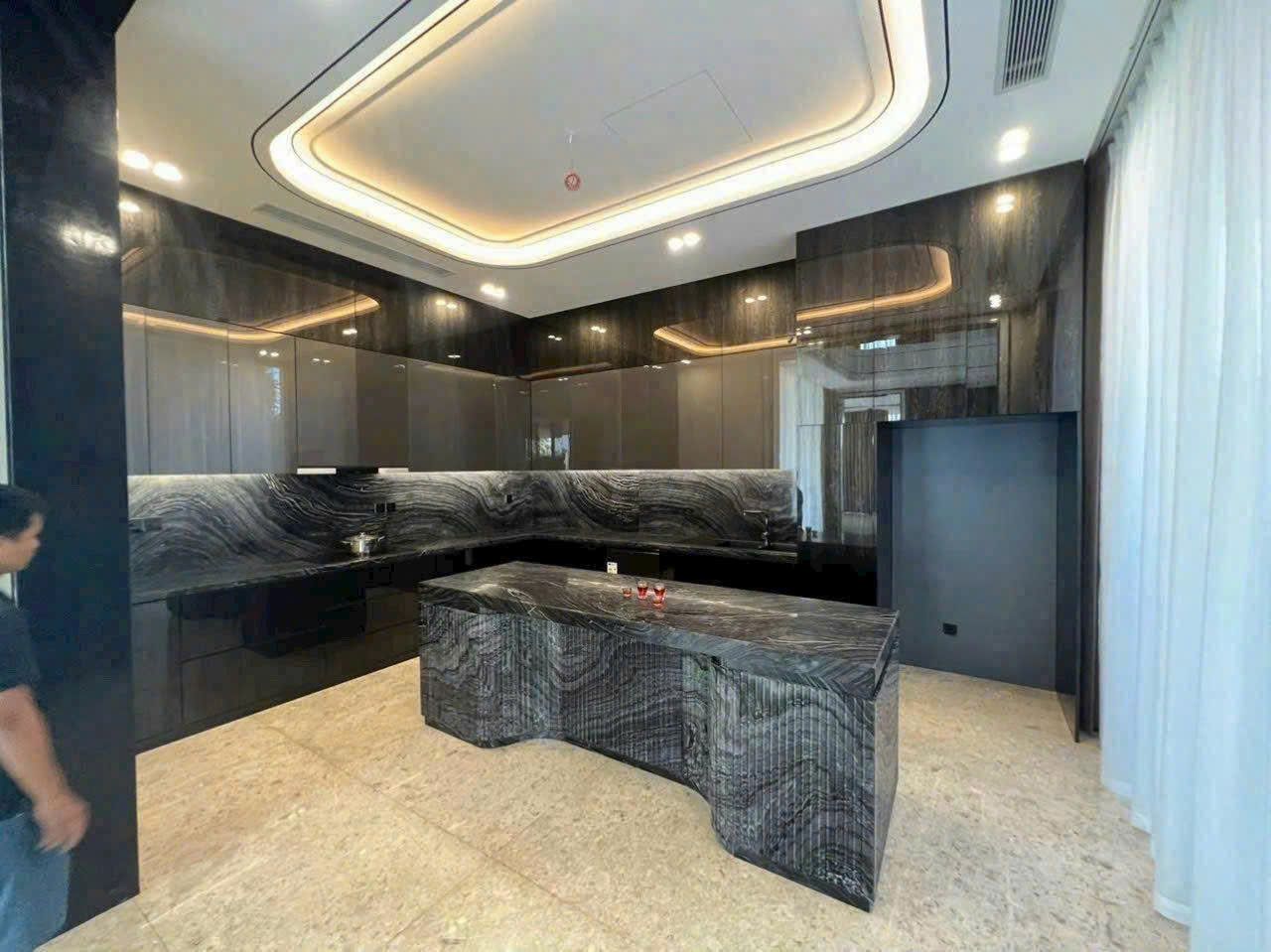 Đá Marble Wooden Black | Đá Hoa Cương NEWSTONE
