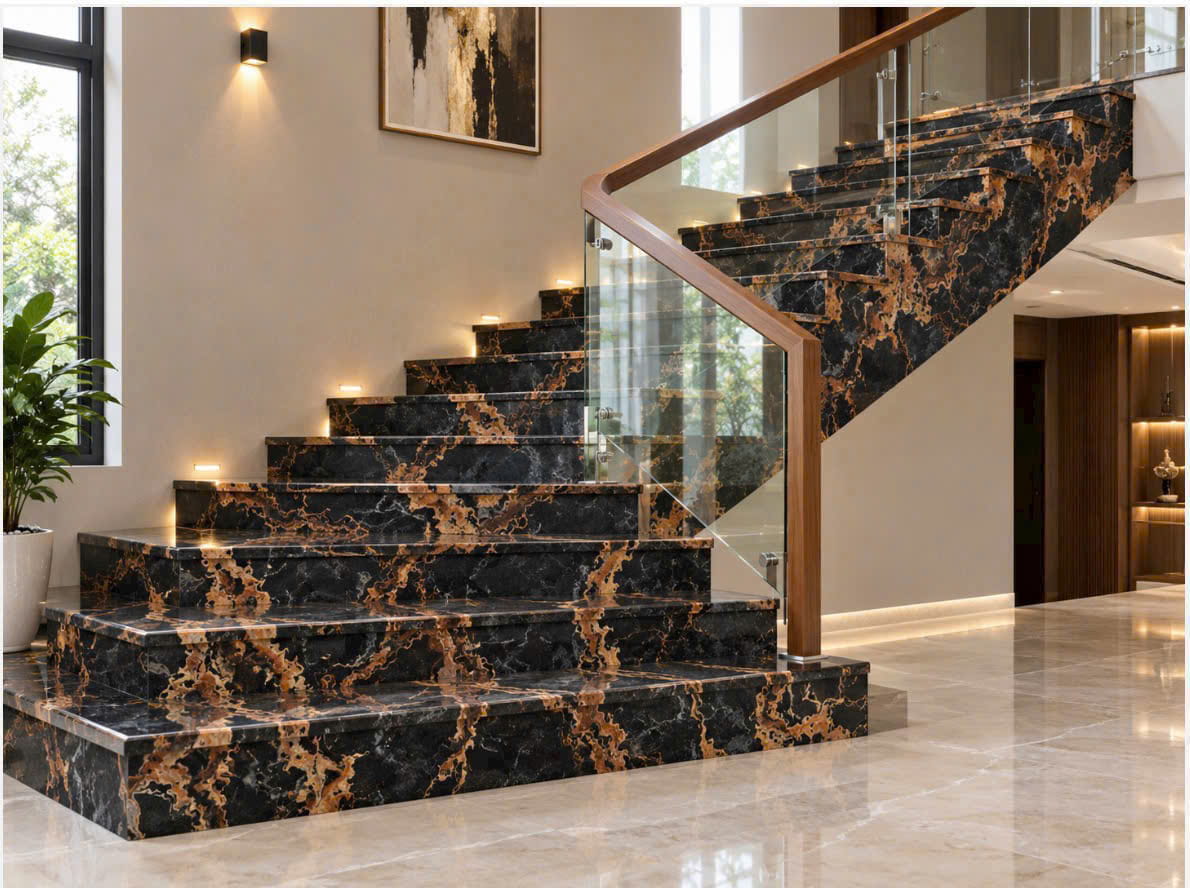 Đá Nhân Tạo Nero Lava Cao Cấp | Đá Hoa Cương NEWSTONE