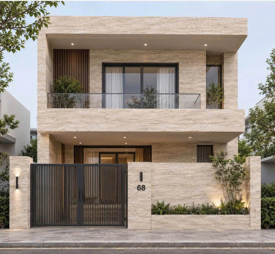 Đá Nhân Tạo Travertino Ivory Nhám