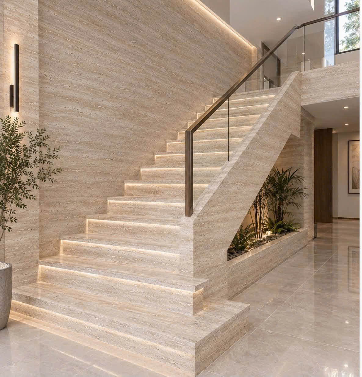 Đá Nhân Tạo Travertino Ivory Nhám