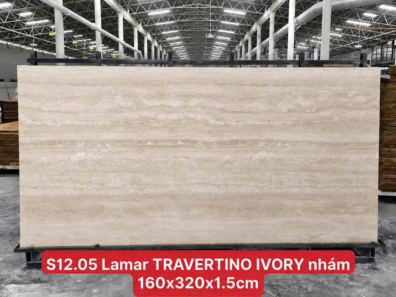 Đá Nhân Tạo Travertino Ivory Nhám