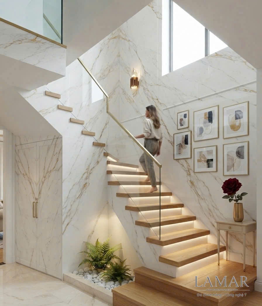 Đ&aacute; Nh&acirc;n Tạo Carrara Gold Cao Cấp | Đ&aacute; Hoa Cương NEWSTONE