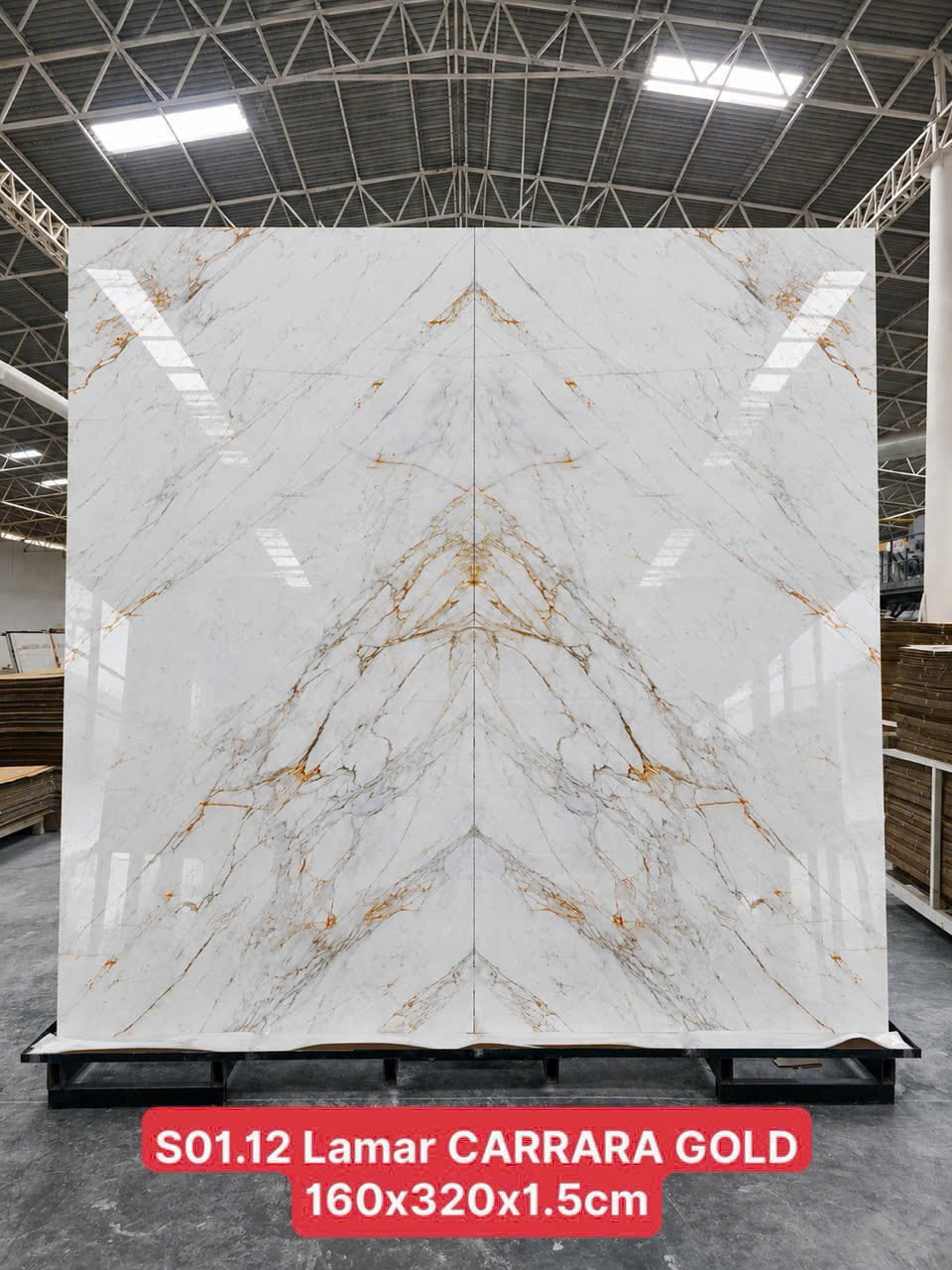 Đ&aacute; Nh&acirc;n Tạo Carrara Gold Cao Cấp | Đ&aacute; Hoa Cương NEWSTONE