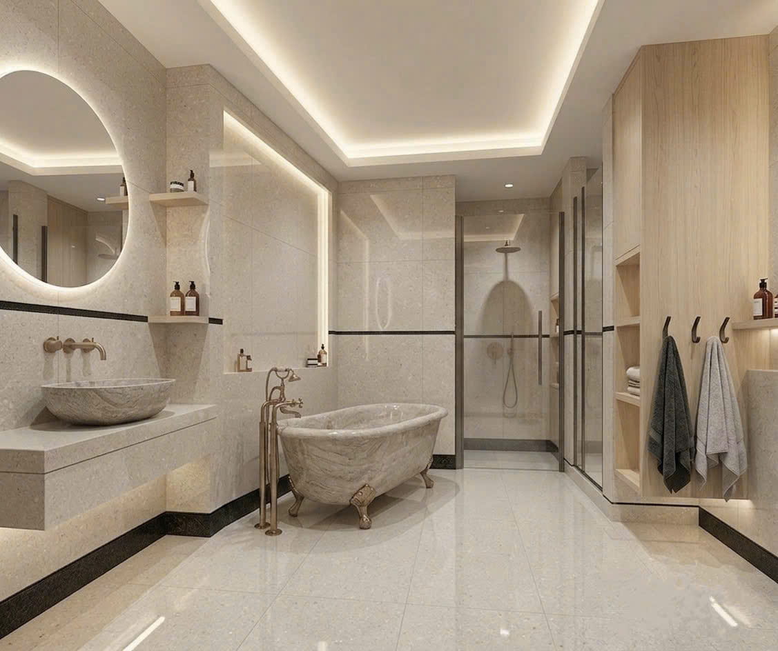 Đá Nhân Tạo Elezzo Crema Fullbody